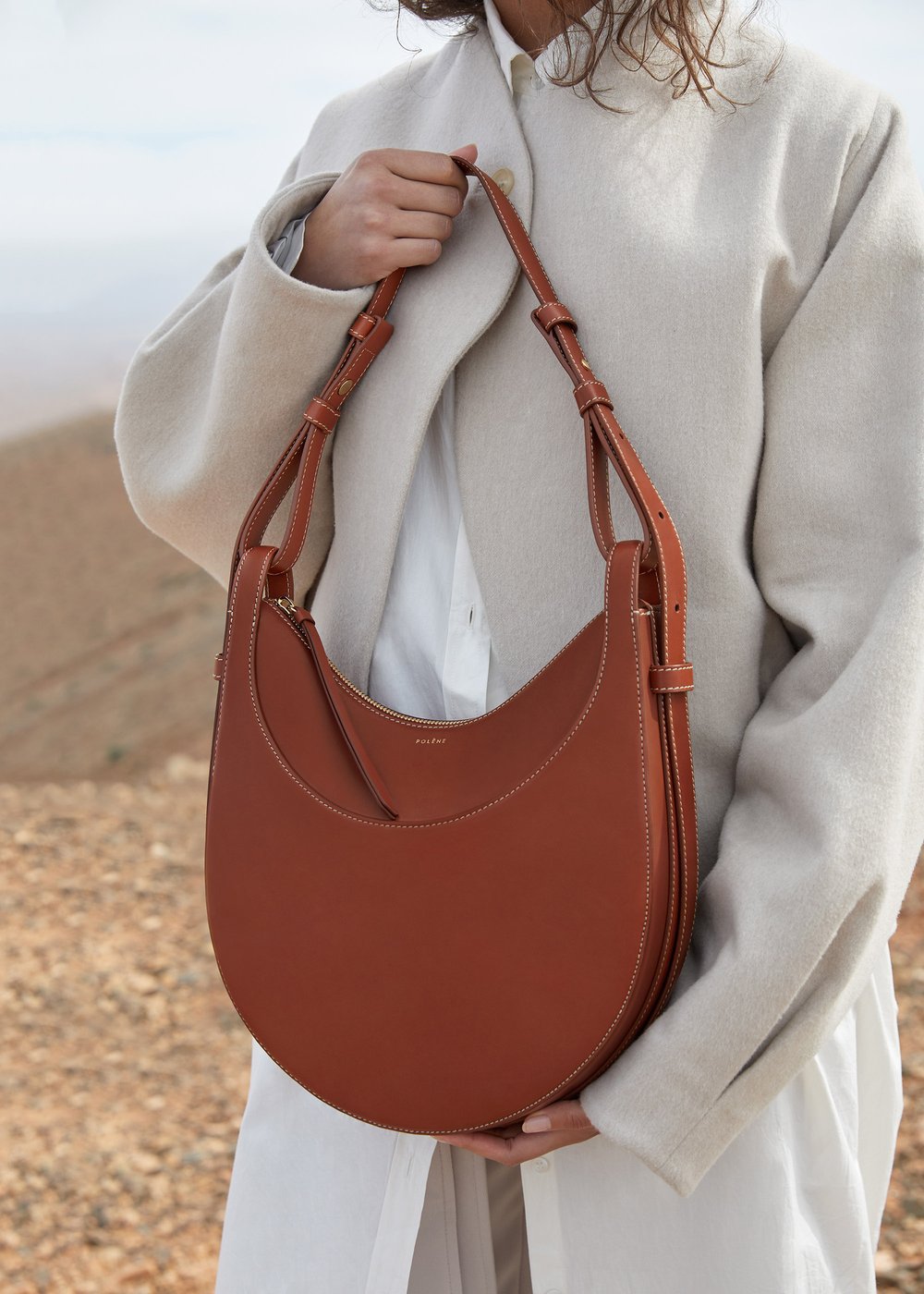 Women's French Half Moon Underarm Saddle Shoulder Bags