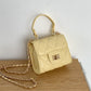 Women's Style Embroidery Thread Diamond Pattern Chain Crossbody Bags