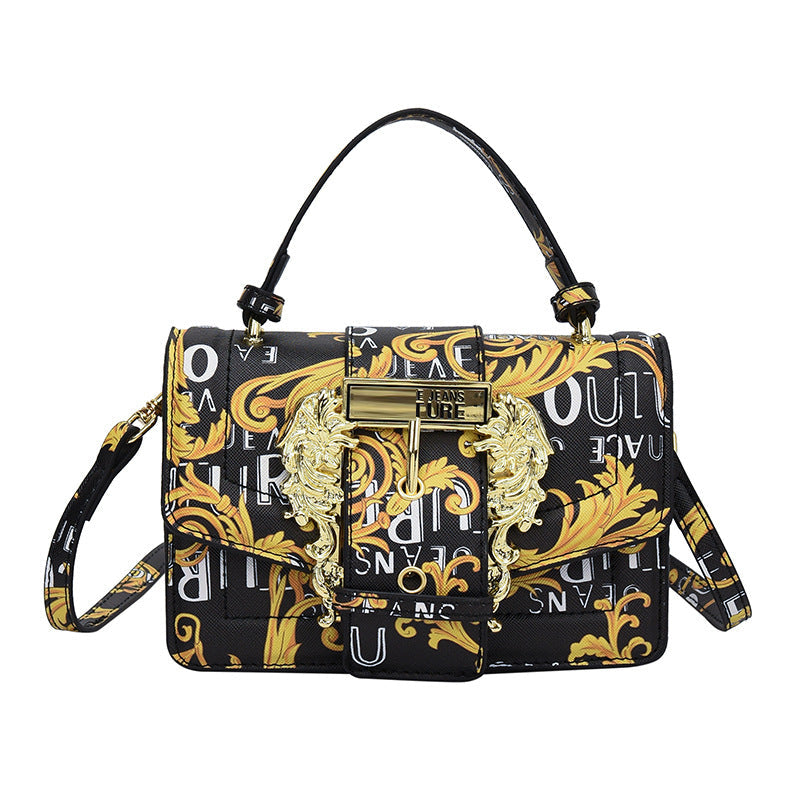 Women's Textured Minority Fashion Painted Print Portable Crossbody Bags