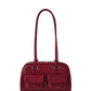 Women's Oil Wax Leather Large Capacity Bowling Shoulder Bags