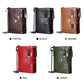 Men's Swiping Vertical Top Layer Oil Wax Men's Wallets