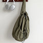 Artistic Nylon Drawstring Pleated Large Capacity Crossbody Bags