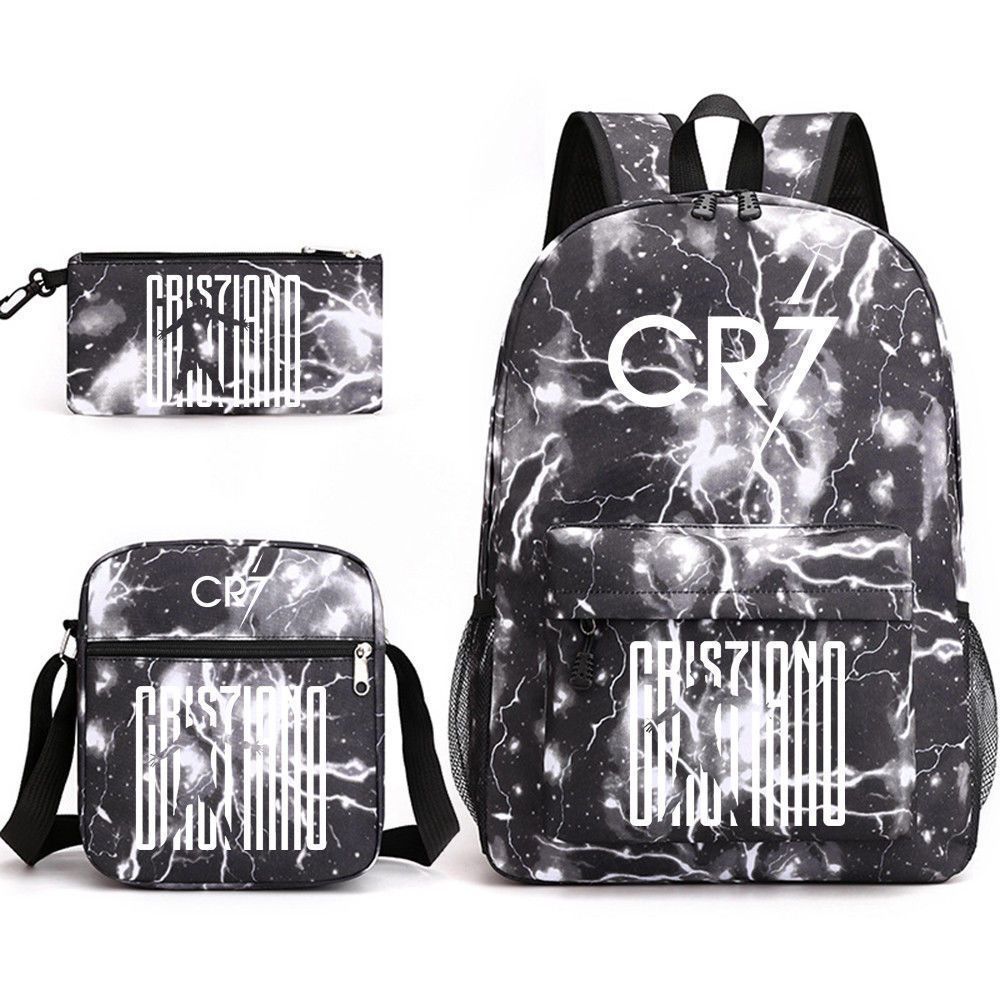 Pencil Three-piece Canvas Large Capacity Leisure Shoulder Bags