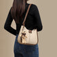 Women's Genuine Leather Large Capacity Saddle Exquisite Bags