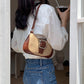 Retro High-grade Stitching Baguette Niche Summer Contrast Color Shoulder Bags