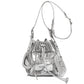 Women's Fashion Rivet Motorcycle Three-piece Set Wide Bags