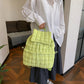 Women's Pleated Cloud Korean Niche Bubble Large Backpacks