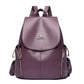 Women's Leather Large Capacity Fashion Mother Going Backpacks
