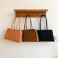 Women's Style Large Suede Frosted Vintage Boston Tote Bags