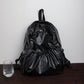 Women's Korean Drawstring Pleated Sier Style Lightweight Backpacks