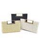 Women's Straw Clutch Simple Fashion Hardware Handbags