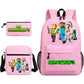 Hot Game My World Creeper Pencil Backpacks