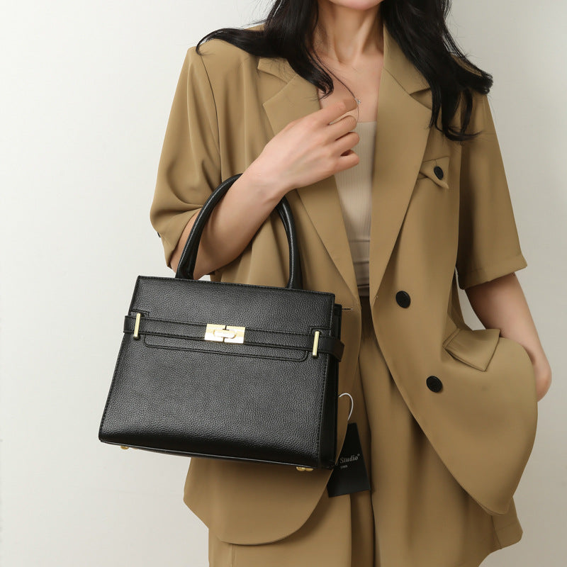 Women's Large Capacity Light Luxury Texture Mom Shoulder Bags