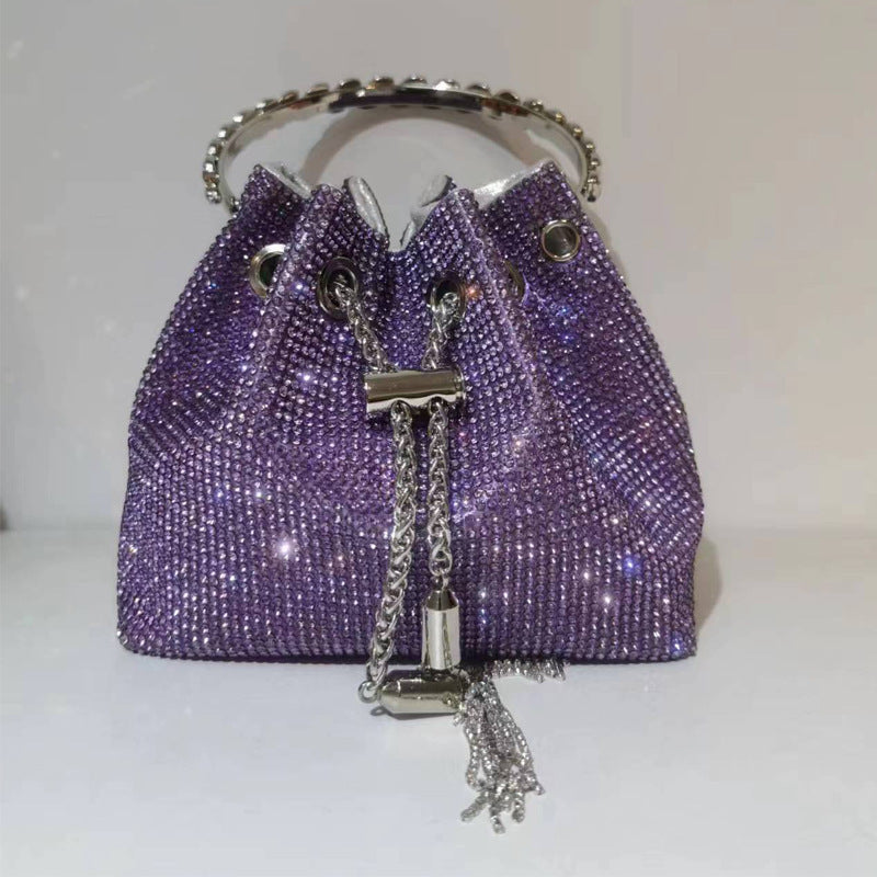 Women's Heron Live Streaming On Tassel Rhinestone Shoulder Bags