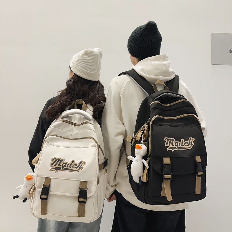 Men's Korean Junior High Large Capacity Burden Middle School Students' Schoolbags