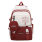 Large Capacity Solid Female Junior College Backpacks