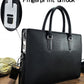 Men's Business Pure Leather Large Capacity Office Portable Men's Briefcases