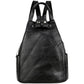 Women's Stylish Versatile Soft Leather Large Capacity Backpacks