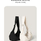 Capacity Nylon Cloth Texture Solid Color Shoulder Bags