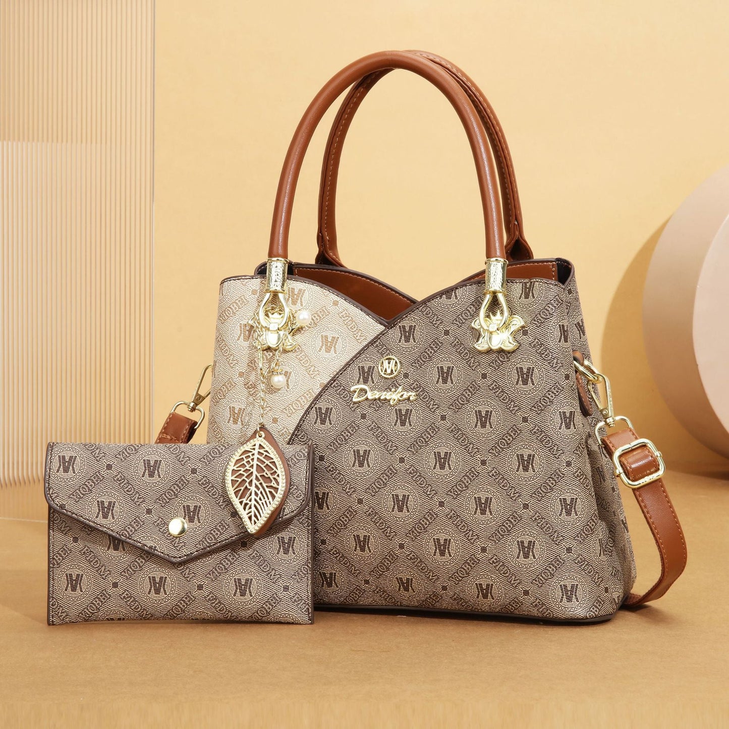 Women's High-grade Retro Large Capacity Printed Fashion Shoulder Bags