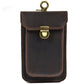 Men's Retro Crazy Horse Leather Mini First Men's Waist Packs