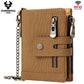 Men's Paul First Layer Cowhide Multiple Slots Genuine Leather Men's Wallets