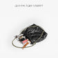 Women's Design Garbage Rhombus Chain White Leather Shoulder Bags