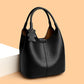 Women's Fashionable Lychee Pattern Soft Leather Western Bags