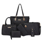 Spring Solid Color Litchi Pattern Mother Handbags
