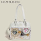 Large Capacity Daily Portable Cartoon Transparent Shoulder Bags