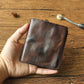 Men's First Layer Cowhide Vintage Two Fold Men's Wallets
