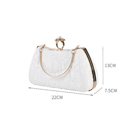 Rhinestone Retro Clutch Fashionable Elegant Chain Evening Bags