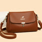 Women's Soft Leather Versatile Korean Mom Large Handbags