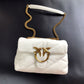 Women's High Quality Sheepskin Puff Pillow Chain Shoulder Bags