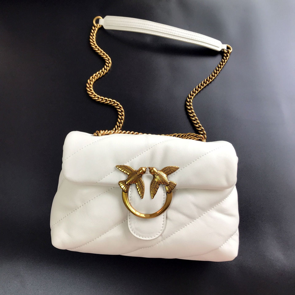 Women's High Quality Sheepskin Puff Pillow Chain Shoulder Bags