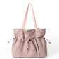 Women's Simple Large Capacity Design Pleated Commuter Bags