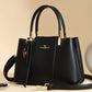 Women's Fashion Stitching Large Capacity Practical Temperament Handbags