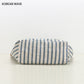Women's Korean Style Artistic Simple Striped Canvas Handbags