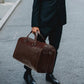 Men's Fashion Large Capacity Genuine Leather Portable Travel Bags