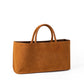 Women's Korean Niche Minimalist Suede Large Capacity Tote Bags