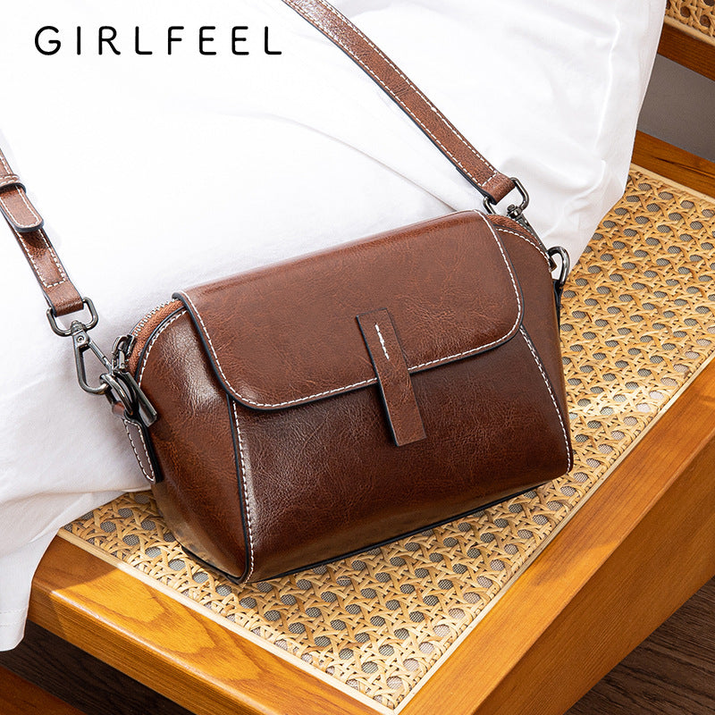 Fashion Genuine Leather Mobile Light Luxury Crossbody Bags