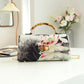 Women's High Quality Cheongsam Leather Antique Vintage Tote Bags