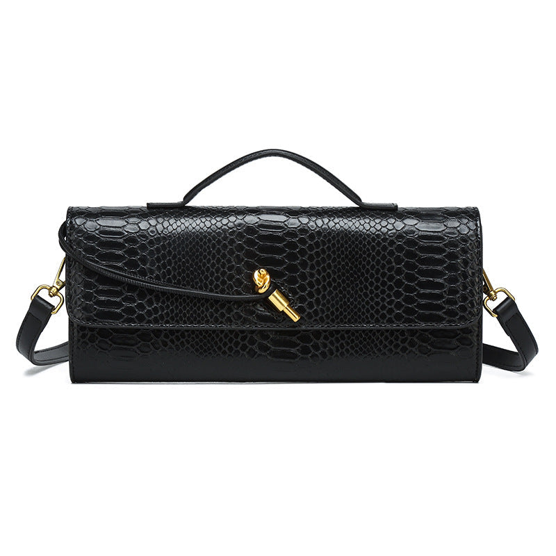 One Temperament Baguette Trendy Fashion Long Shoulder Bags