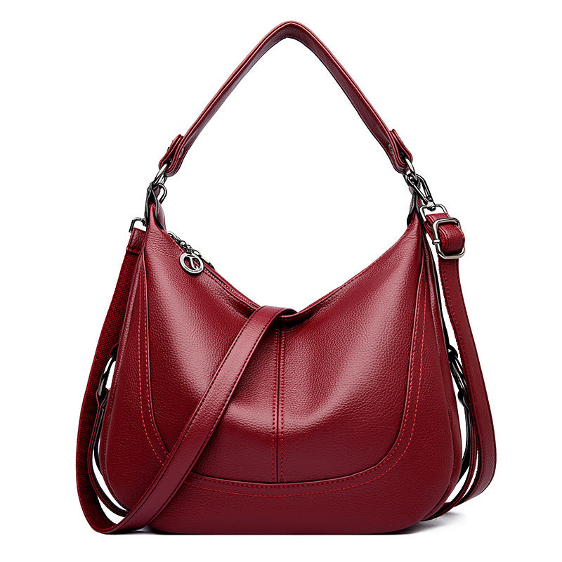 Women's High-grade Large Capacity Soft Leather Crossbody Bags