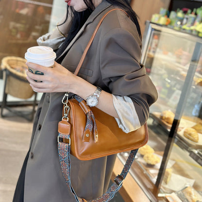 Women's Leather Underarm Soft Cowhide Textured Shoulder Bags