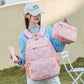 Cute High Junior Large Capacity Printed Simple Middle School Students' Schoolbags