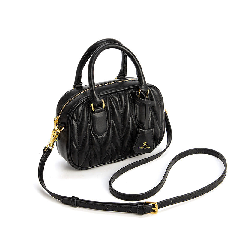 Women's Durable Niche Underarm Bowling Portable Handbags