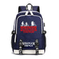 American Tv Stranger Things Charging Luminous Backpacks