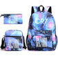 Pencil Three-piece Canvas Large Capacity Leisure Shoulder Bags