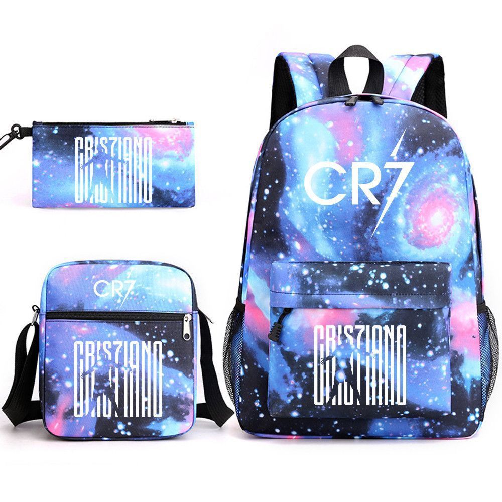 Pencil Three-piece Canvas Large Capacity Leisure Shoulder Bags